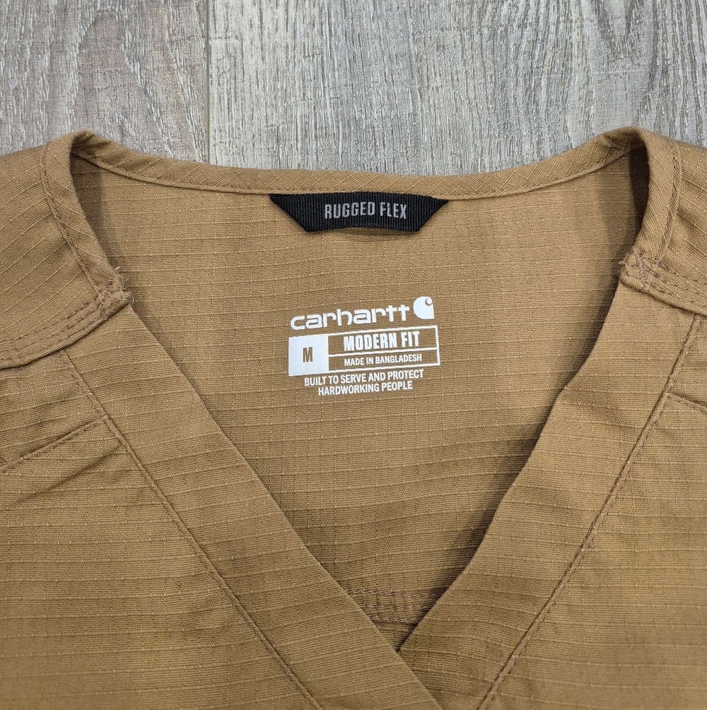 CARHARTT Men's Rugged Flex Scrub Top - Picture 3 of 9
